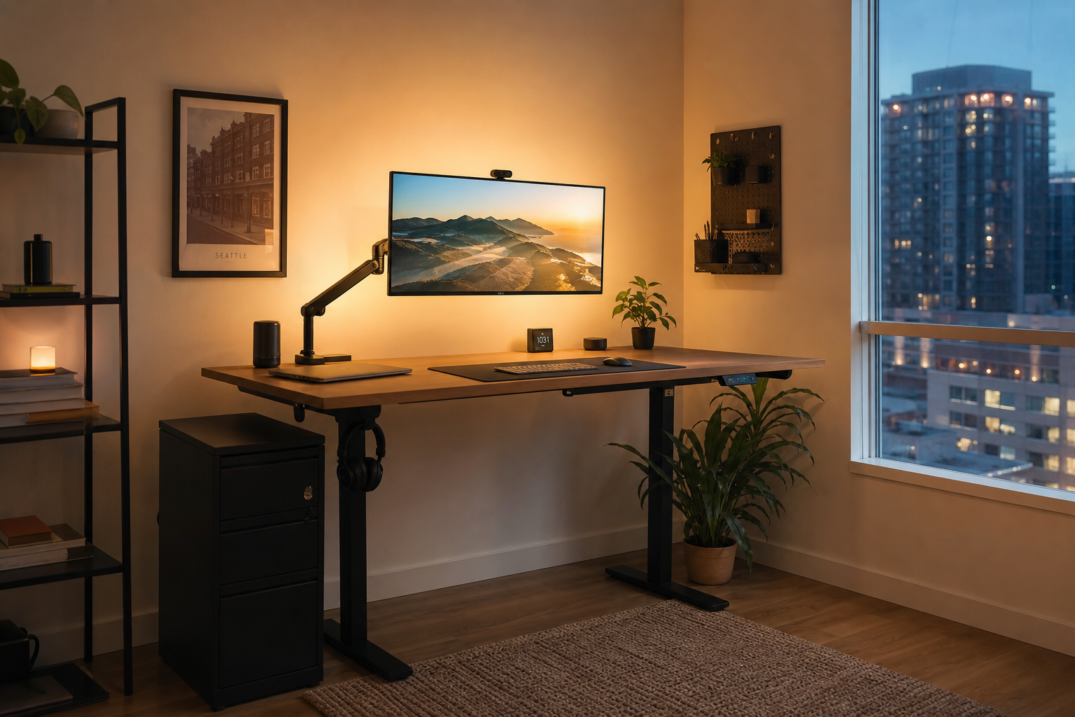 Remote Worker Home Office Makeover (Renter-Safe)