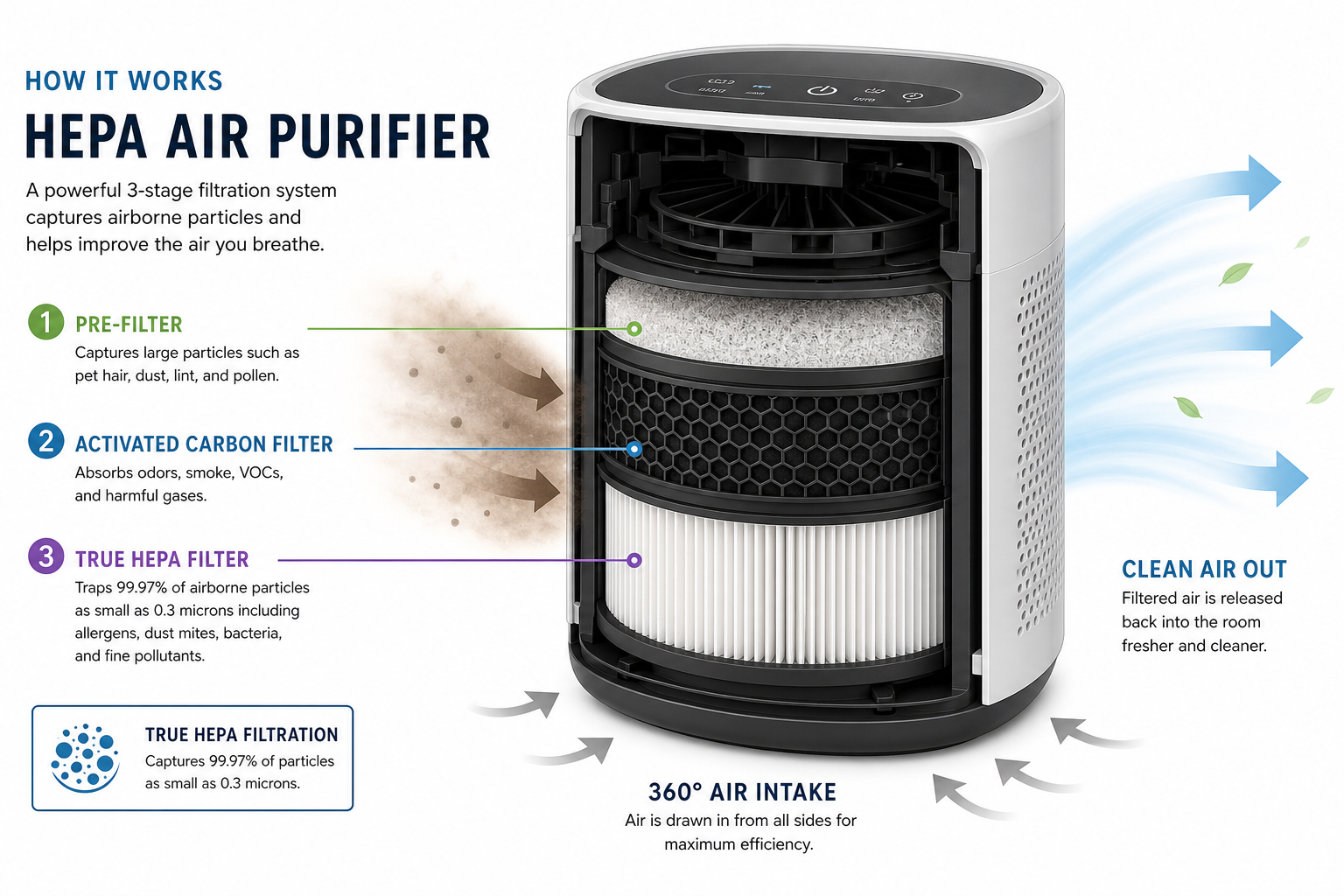 Visualized: How HEPA Filters Actually Work